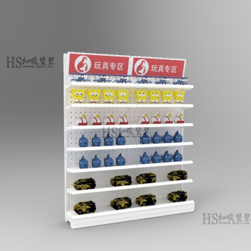 母婴店货架玩具区