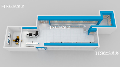 和顺药店货架整体效果图