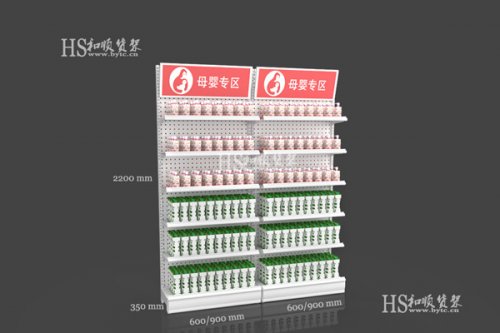 母婴店货架尺寸,怎么搭配母婴店货架