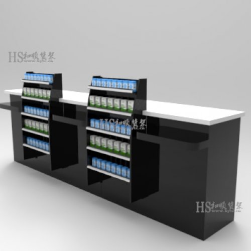 关于药店收银台货架 想开药店​必看